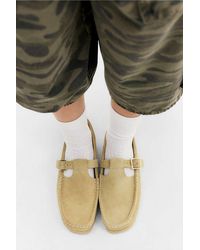 Clarks - Maple Wallabee T-bar Shoes - Lyst