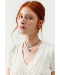 Urban Outfitters - Glass Corded Necklace - Lyst