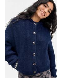 Urban Outfitters - Uo Indi Hooded Ribbed Cardigan - Lyst