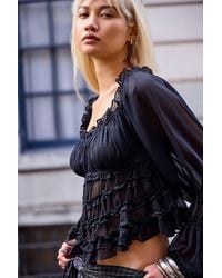 Kimchi Blue - Lovergirl Long Sleeve Blouse - Lyst