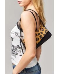 Urban Outfitters - Uo Leopard Print Leather Shoulder Bag - Lyst