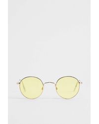 Urban Outfitters - Uo Liam Yellow Sunglasses - Lyst