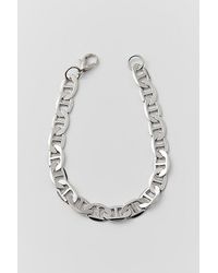 Urban Outfitters - Flat Mariner Chain Stainless Steel Bracelet - Lyst