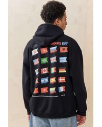 Urban Outfitters - Uo Black Flags Hoodie - Lyst