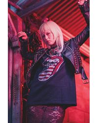 Junk Food - The Rolling Stones Hot Lip Stars Tee - Lyst