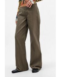 Urban Outfitters - Uo Tally Low Rise Trousers - Lyst