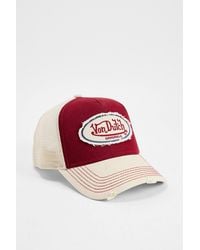 Von Dutch - Red Trucker Cap - Lyst