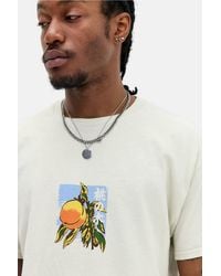 Urban Outfitters - Uo Ecru Yamanashi Peach T-shirt - Lyst