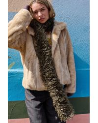 Urban Outfitters - Uo Sylvie Faux Fur Scarf - Lyst
