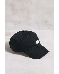 New Balance - Black Embroidered Cap - Lyst