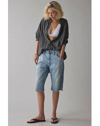 Vintage & ReMADE by UO - Remade By Uo Wrangler Slouch Denim Jort - Lyst