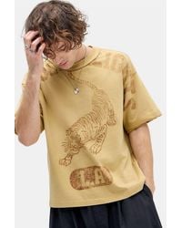 BDG - Yellow Lincoln T-shirt - Lyst