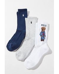 Polo Ralph Lauren - Americana Sport Bear Sock 3-Pack - Lyst