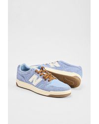 New Balance - Arctic Light Grey 480 Trainers - Lyst