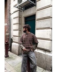 iets frans... - Stripe Double Layer Long Sleeve T-shirt - Lyst