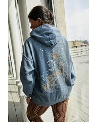 Urban Outfitters - Uo Starry Nights Hoodie Sweatshirt - Lyst