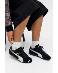 PUMA - Black & White Speedcat Trainers - Lyst