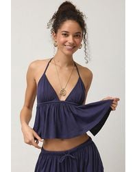 Out From Under - Summer Love Open-Back Flyaway Halter Top - Lyst