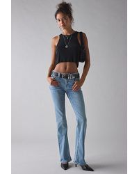 True Religion - Becca Big T Flap Low-Rise Bootcut Jean - Lyst