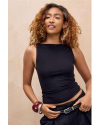 Urban Outfitters - Uo Lia Slinky Slash Neck Tank Top - Lyst
