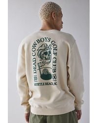 Urban Outfitters - Dead Cowboys Golf Club Graphic Crew Neck Sweatshirt - Lyst