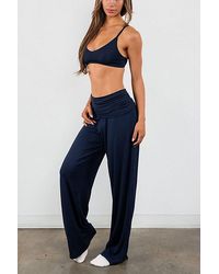 Vitaly - Float Rib Foldover Pant - Lyst