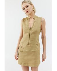 BDG - Rowan Denim Zip-Up Mini Dress - Lyst