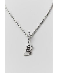 Urban Outfitters - Electric Guitar Pendant Necklace - Lyst