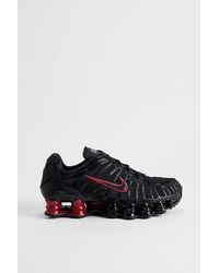 Nike - Black & Red Shox Tl Trainers - Lyst