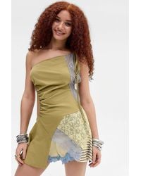 knee length dresses for ladies Teal Mini Dress main image 1