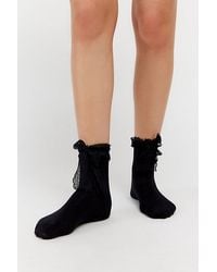 Urban Outfitters - Lace Bow Crew Sock - Lyst