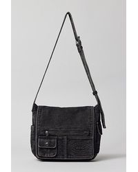 BDG Mini Denim Duffle Crossbody Bag In Denim,at Urban