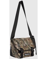 Supreme Denim Messenger Bag (Ss25) in Black for Men | Lyst