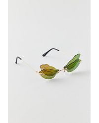 Urban Outfitters - Pixie Wing Rimless Sunglasses - Lyst