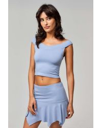 Daisy Street - Ruched Off-the-shoulder Top - Lyst