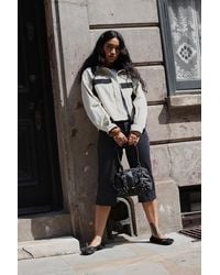 Lioness - Beige Shoreline Windbreaker Jacket - Lyst