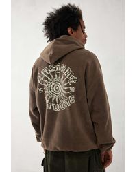 Urban Outfitters - Uo Brown Ancient Truths Fleece Hoodie - Lyst