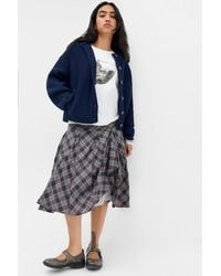 Urban Outfitters - Uo Indi Hooded Ribbed Cardigan - Lyst