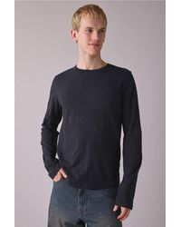 Standard Cloth - Leo Long Sleeve Slub T-shirt - Lyst