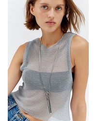 Urban Outfitters - Etched Flame Heart Stash Tube Necklace - Lyst