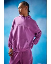 iets frans... - Magenta Big Embroidered Logo Hoodie - Lyst