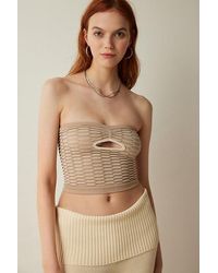 Out From Under - Arden Seamless Cutout Tube Top - Lyst