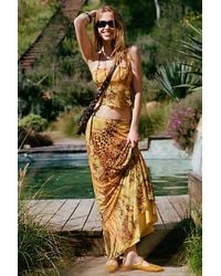 urban outfitters charlotte linen dress UO Charlotte Linen Printed Shift Dress