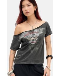 Urban Outfitters - Uo Maverick Off-shoulder T-shirt - Lyst