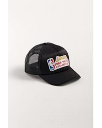 Mitchell & Ness Los Angeles Lakers Trucker Hat - Black