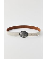 Urban Outfitters - Pax Plate Buckle Leather Belt - Lyst