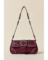 Silence + Noise Jade Denim Shoulder Bag | Lyst