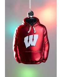 Urban Outfitters - University Of Wisconsin Hoodie Glass Ornament - Lyst
