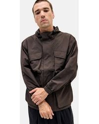 Snow Peak - Brown Nylon Double Rip Anorak - Lyst