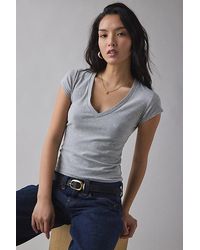BDG - V-Neck Short Sleeve Spill The Tee - Lyst